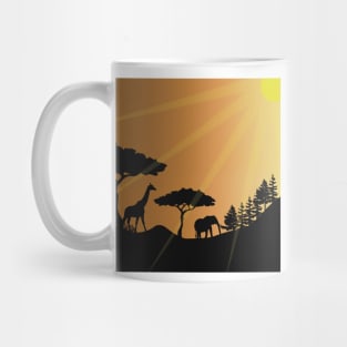 Fauna And Flora In Sunny Africa Mug